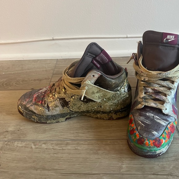 Refab’d one of a kind Nike Women’s Dunk High 1985 size 10 - Picture 6 of 13